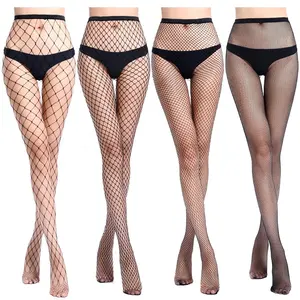 Bas résille Sexy à motif Jacquard, bas en maille, collants noirs, offre spéciale, KSY