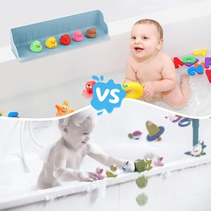 Inthetrend Écologique, Plateau de jeu et de rangement pour baignoire en silicone de qualité alimentaire, avec ventouses antidérapantes - Product Image 3