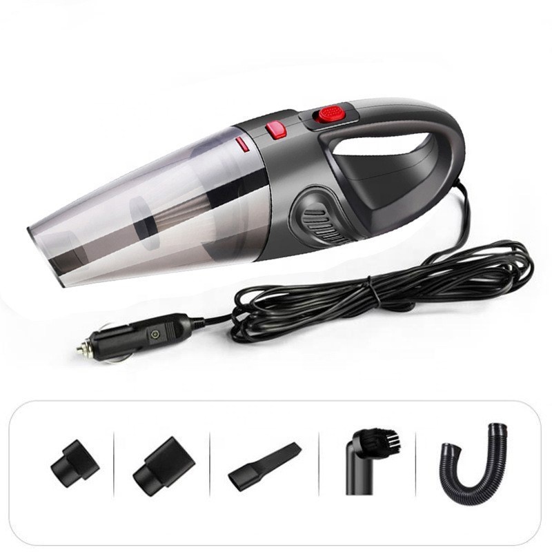 Aspirapolvere Portatile per Auto e Casa, Ricaricabile Senza Fili, Potenza 4500Pa, Mini Aspiratore Manuale per Pulizia Intensiva