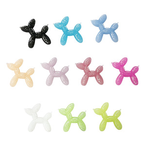 Sûr Silicone sans BPA lueur dans le noir 3D chien Animal perles focales pour stylo accessoires bricolage fabrication de bijoux - Product Image 2