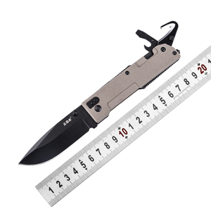 มีดพับอเนกประสงค์ <span class=keywords><strong>Sanrenmu</strong></span> 9052MUI-GV-T4 EDC รุ่นขายดี พร้อมที่เปิดขวด ที่ทุบกระจก สำหรับพกพาและกิจกรรมกลางแจ้ง - Product Image 2