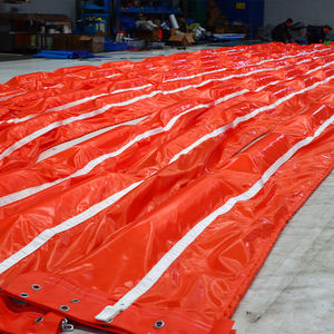 Valla de pluma de barrera de derrame de aceite/algas flotantes de PVC sólido extraíble para Costa y costa - Product Image 6