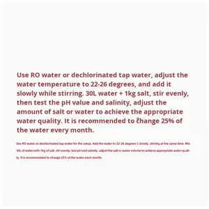 Sel de corail écologique en forme de carré, sel marin pour poissons d'eau salée, <span class=keywords><strong>hermit</strong></span> crab, <span class=keywords><strong>aquarium</strong></span>, importé de la mer, sel pour poisson-clown - Product Image 4