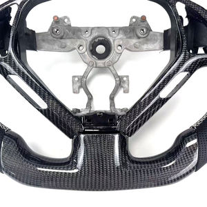 Volant de voiture personnalisé en fibre de carbone pour Infiniti G37 2007-2015, design de style course, expédié depuis l'entrepôt américain - Product Image 3