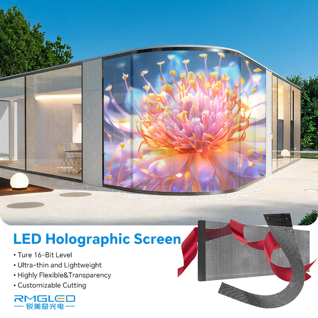 Wholesale Price 65 Inch Holographic Transparent Screen 43 Inch Holographic Transparent Screen for Automotive Showrooms