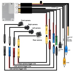 360 Graden Auto <span class=keywords><strong>Camera</strong></span> Systeem Met Nachtzicht Voor Toyota Prado 1080P Resolutie 360 View Auto <span class=keywords><strong>Camera</strong></span> Systeem - Product Image 4