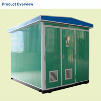 Transformateur de type boîte 315 KVA, très vendu en Afrique et en Asie du Sud-Est, sous-station américaine montée sur socle