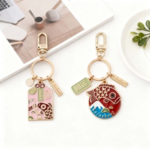 Porte-clés personnalisé en alliage de zinc, motif astronaute de dessin animé, pendentif pour clés - Product Image 4