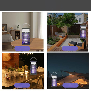 Trampa para insectos voladores con logotipo personalizado, luz Solar para mosquitos, luz UV, luz púrpura, trampa para moscas, matamosquitos - Product Image 2