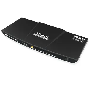 TESmart顶级产品4k 2x8 HDMI开关分离器2输入8输出，带HDCP2.2 HDMI分离器