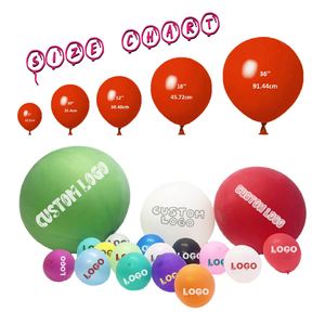 Ballons personnalisés avec logo imprimé, en latex, pour décorations de mariage, d'anniversaire, publicitaires, forme ronde, grand format, ballons de fête personnalisés - Product Image 3