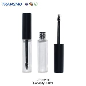 Tube de mascara en silicone mat de 3 ml, flacon d'eye-liner en plastique avec bouchon à vis pour cils, emballage mini mascara - Product Image 1
