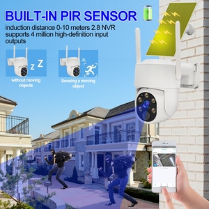4CH năng lượng mặt trời Wifi PTZ 2K 4MP CCTV Hệ thống camera tầm nhìn ban đêm hai chiều âm thanh IP Mạng đám mây HDD hệ thống giám sát - Product Image 3