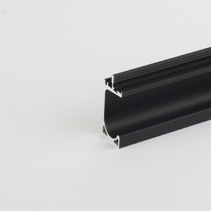 35mm Hidden Concealed <strong>Matt</strong> <strong>Black</strong> G Shape Kitchen Cabinet <strong>Door</strong> Handle Long Handle Aluminum Profile for Bedroom Villa Furniture - Product Image 5