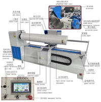 Machine automatique de découpe et de refendage de bannière flexible Rouleau de film de papier autocollant réfléchissant en vinyle avec moteur facile à utiliser et à installer
