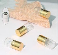 Botol Roll On Minyak Esensial Kosong Warna-Warni Promo Panas 1ml 2ml 3ml 5ml Botol Kaca Parfum Mini Amber Dengan Tutup