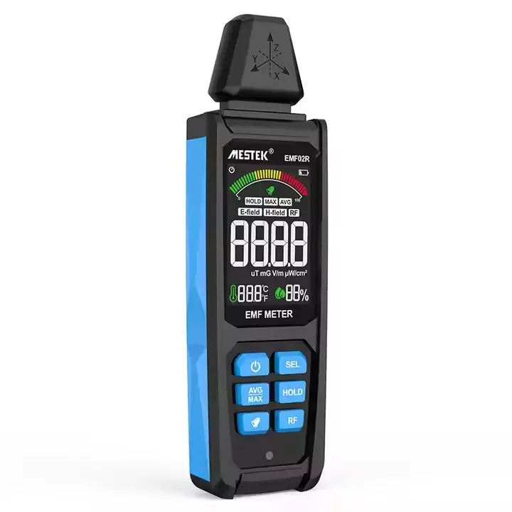 HEDAO EMF02R High Frequency Electromagnetic Radiation Meter With Data Hold Function digital electric Field Radiation Tester