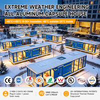 Maison Capsule Modulaire Surdimensionnée OEM d'Usine, Aménagement et Couleur Personnalisés, OEM ODM pour Projet de Station de Terrain, Approvisionnement en Conteneurs