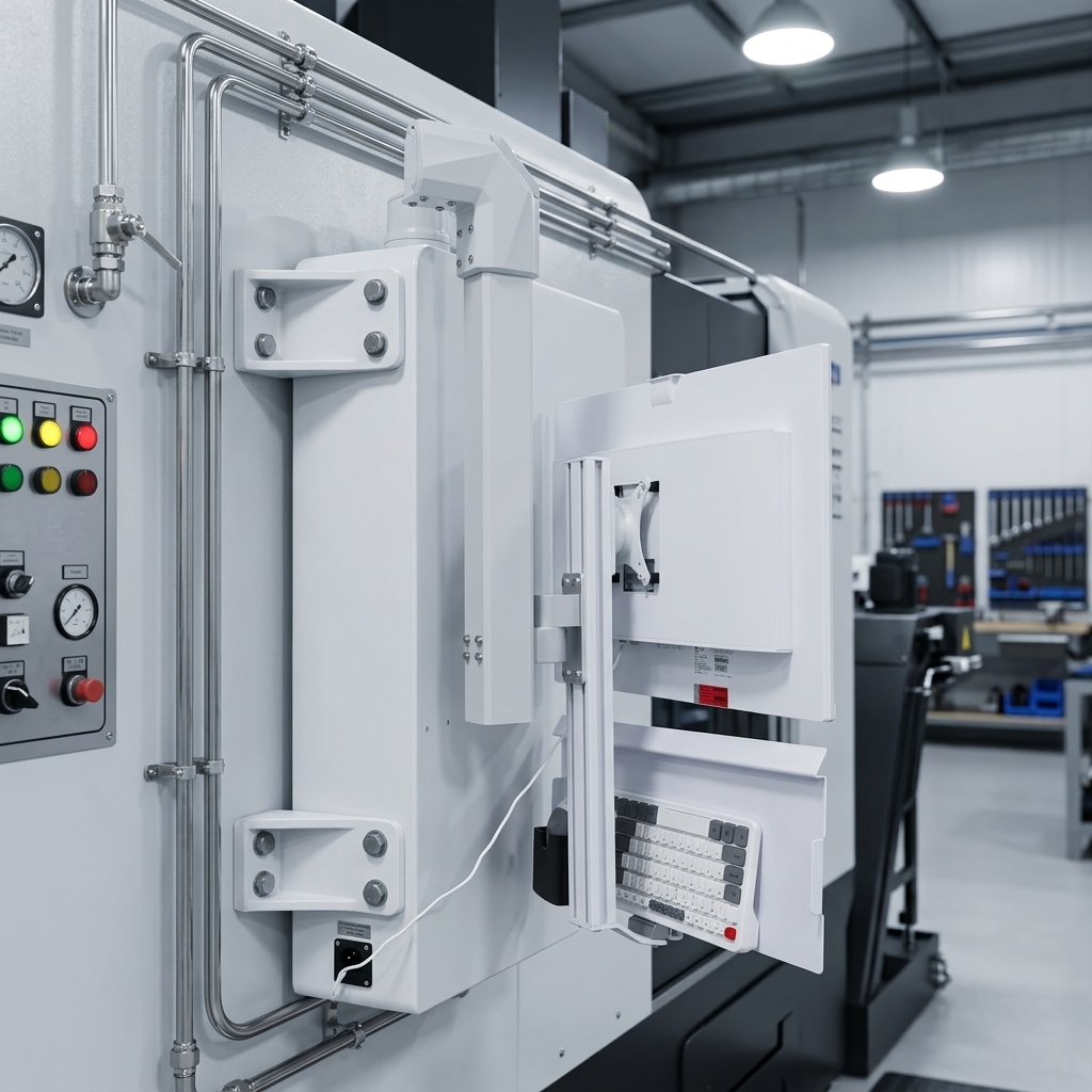 DZ-188KB-450 VESA-Compliant Industrial Grade Aluminum Monitor Wall Mount <strong>Arm</strong> Heavy Duty Machine Application Stable Working <strong>Arm</strong>