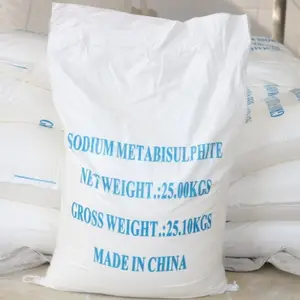 97%min Content Wholesale Price White Crystalline Powder Sodium Metabisulfite/SMBS