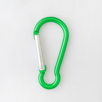 Offre Spéciale – Mousqueton d'alpinisme DN 6,1 mm en alliage d'aluminium avec anneau anti-perte et antivol pour l'escalade et le camping Qori 8-Hulu-1