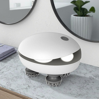 Masseur électrique du cuir chevelu petit et portable, masseur de la tête pour soulager le stress, pour détendre les cheveux et le corps
