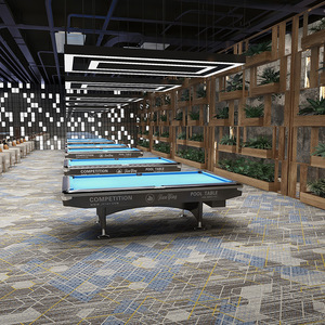 Alfombra para Salón de Billar y Snooker, Hecha a Medida, de Lana, Nailon y Fibras Sintéticas, Duradera, para Uso Comercial - Product Image 4