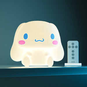 Big Ear Dog Tap Control Night <b>Light</b> <b>Rabbit</b> Shape USB Powered Warm White LED Sleep Lamp For Bedroom Desk - Product Image 3