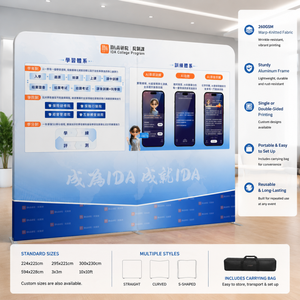 10 X 8FT Aluminum Alloy Tension Fabric Wall Backdrop Photobooth Event Promotion Exhibition Trade Show Display Stand <strong>Background</strong> - Product Image 5