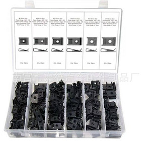 Tornillos para matrícula de coche, tornillos metálicos autorroscantes, base en forma de U, abrazadera para guardabarros, clips de acero al manganeso, modelo 563 - Product Image 1