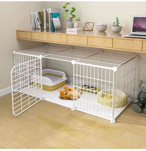 Poisson Princesse Nouvelle Vente Heavy Duty Pet Cage Pliable Chien Chat Lapin Chiot Pliant Caisse Pet chat Cages - Product Image 5