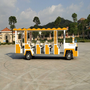 Electric Tour <b>Train</b> 14 Seater Battery Powered <b>Outdoor</b> City Park Passenger Vehicle - Product Image 2