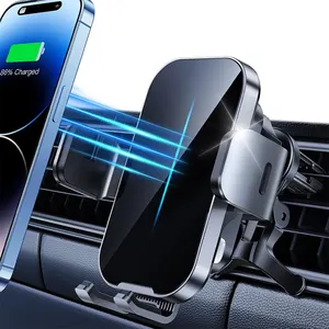 Bestseller FOD Smart Auto Alignment 15W Schnell ladung Qi Wireless Car Charger Mount für Mobiltelefone