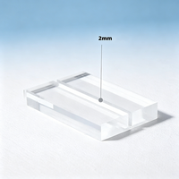 Supports de Présentation en Acrylique Transparent Premium pour Panneaux d'Identification de Bureau et Menus – Supports de Cartes de Visite et Porte-Menus en Acrylique – Plusieurs Tailles Disponibles