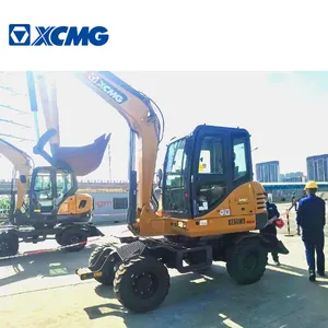 Excavadora de ruedas usada XCMG oficial XE60WD China de alta calidad de 6 toneladas a la venta