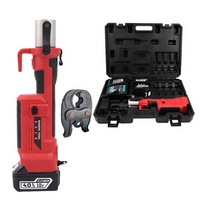 Kit d'outils hydrauliques sans fil SHIDA SD1930, outil de sertissage de câbles en acier inoxydable alimenté par batterie, pinces pour tuyauterie de plomberie HVAC