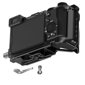 Cage de caméra pour <span class=keywords><strong>Sony</strong></span> A7C II / A7CR Cadre de protection de caméra Rig A7CII A7CR Cage complète en alliage d'aluminium pour prise de vue vidéo Vlog - Product Image 3