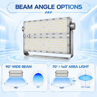 Projecteurs LED modulaires d'extérieur 200W 240W avec support rotatif pour usine et entrepôt