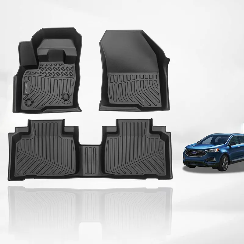 Waterproof 3D TPE Car Floor Mats Car Floor Liner For Chevrolet Corolado 2023 Cargo Liners Carpets Car Accessories