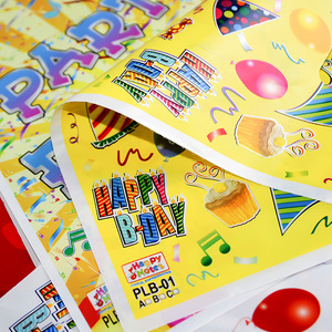 Geschenktüte für Erwachsenen-Geburtstagsfeier mit <span class=keywords><strong>POPP</strong></span>-Perlen und Happy Birthday-Hauptmotiv sowie Süßigkeitentüte - Product Image 3
