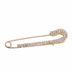 Broche de style Ins, broche personnalisée et polyvalente, broche en perles et strass, corniche de pull, accessoire pour femmes - Product Image 3