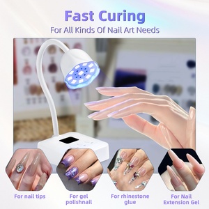 Mới Xách Tay 30W <span class=keywords><strong>UV</strong></span> LED Nail Đèn Lotus Nail Đèn Máy Tính Để Bàn Không Dây Có Thể Sạc Lại Máy Sấy Móng Tay Với Cảm Biến Tự Động - Product Image 6