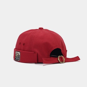 Unisex cổ điển Docker CuộN Cuff harbour Mũ bóng chày Retro SỌ thiết kế brimless vải tùy chỉnh logo thêu cho người lớn - Product Image 4