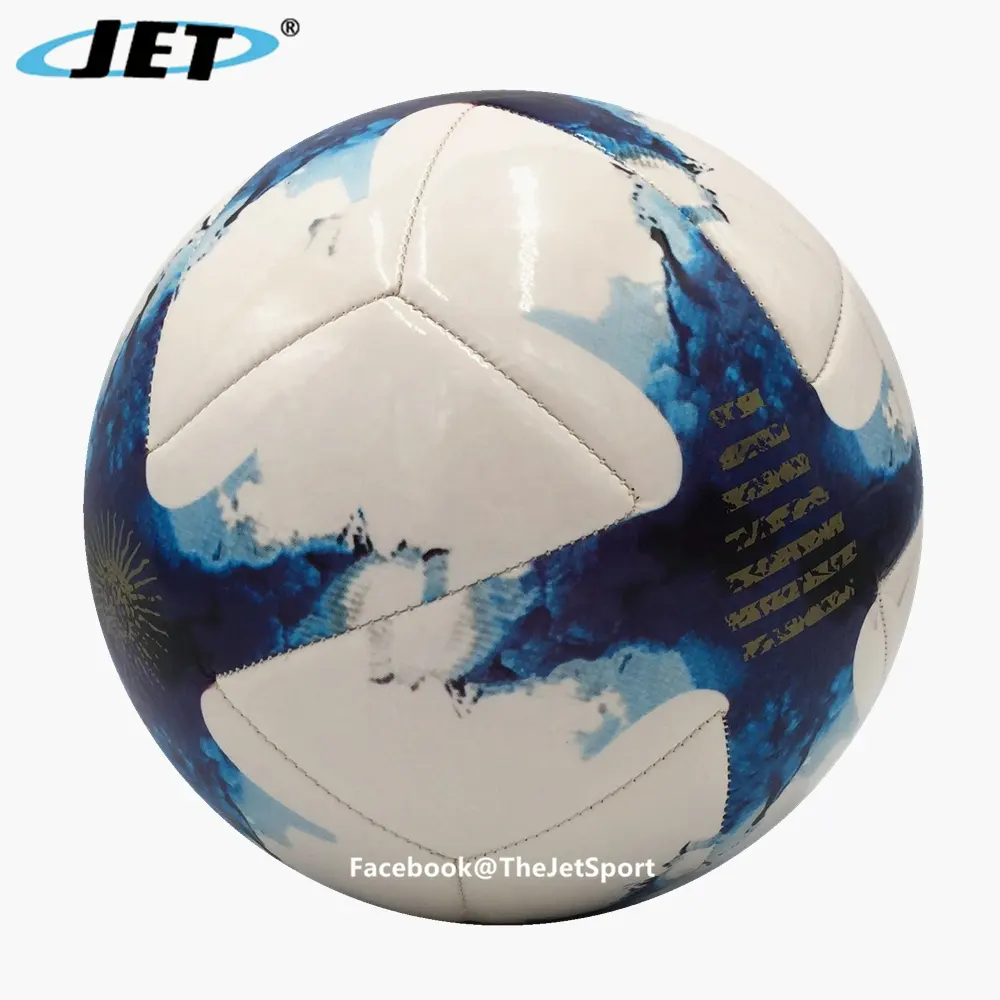 White Outdoor Soccer Balls Size 5 Pictures Printed Football