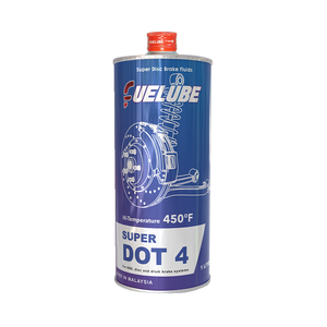 Alto rendimiento alta temperatura 450F directo de fábrica al por mayor Fuelube Dot 4 Super líquido de frenos lubricante líquido de calidad - Product Image 1