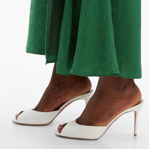 Peep Toe topuk katır toptan bayan ayakkabı sandalet 2022 yaz seksi yüksek kalite artı boyutu topuklu - Product Image 6