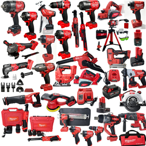 Kit de Herramientas Eléctricas Inalámbricas sin Escobillas M12, Taladro, Sierra, Destornillador, Llave de Trinquete, Kit Completo para Construcción y Bricolaje, Plástico, 1 Juego, OEM - Product Image 1
