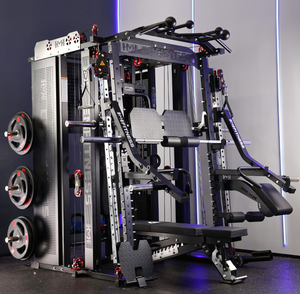 Máquina Smith Multifuncional para Entrenamiento Integral, Equipo de Gimnasio Unisex, Soporte para Sentadillas, Capacidad de 500 kg, Tamaño 200x215x210 cm - Product Image 2