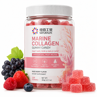 Bonbons gélifiés au collagène marin en gros avec pectine de fruits naturelle pour les soins quotidiens des cheveux, de la peau et des ongles