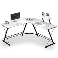 Table de jeu PC en forme de L sur mesure en gros, bureau d'ordinateur d'angle debout, adapté aux bureaux à domicile et aux chambres à coucher